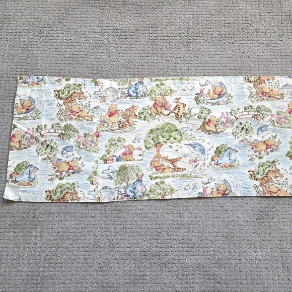 Winnie the Poohs Day in the Park Valance 65" Baby Nursery Window Decor - Picture 1 of 9